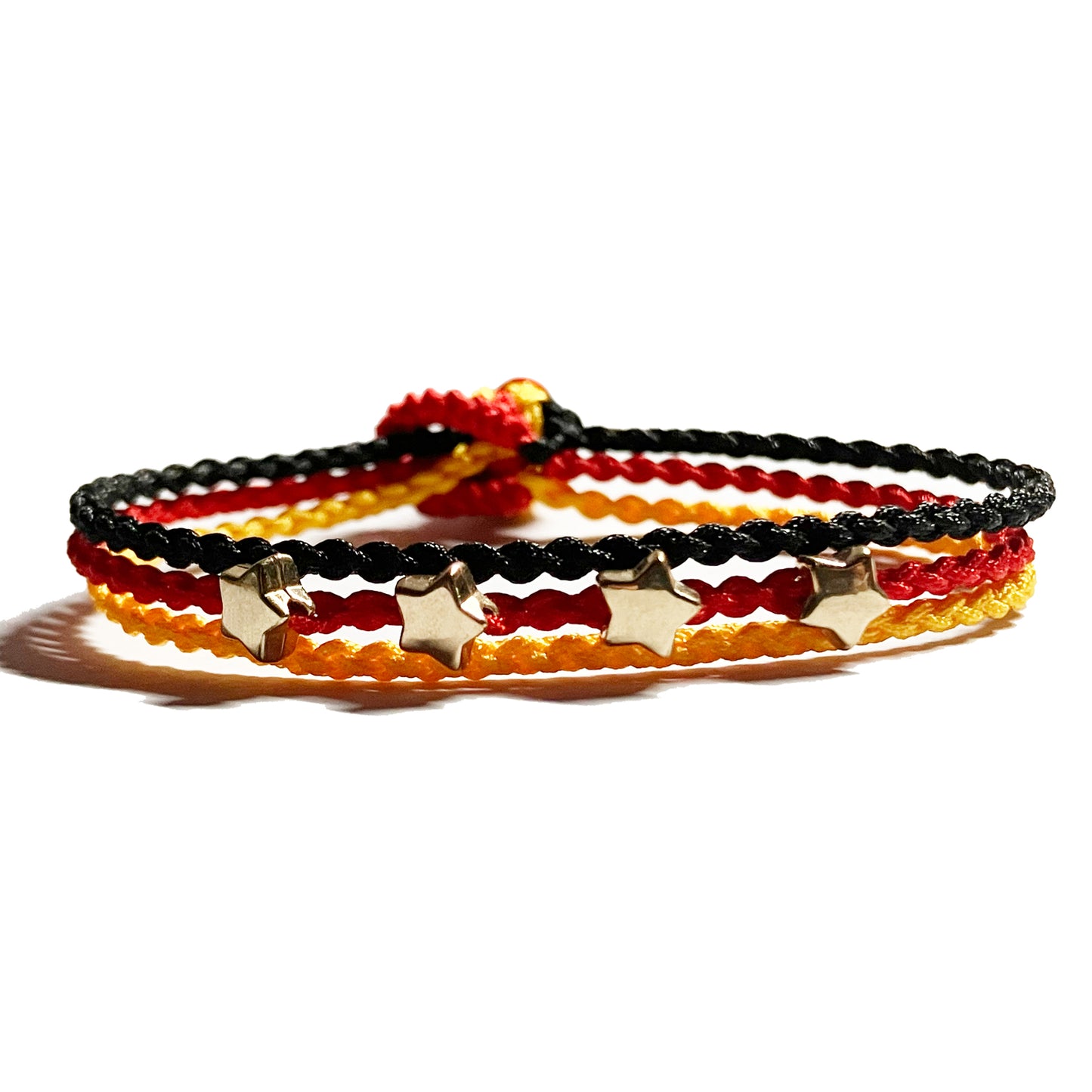 Germany Italy Argentina Bracelet, Handmade Unisex Flag Coloring Woven Bracelet, Sports Fashion Wristband