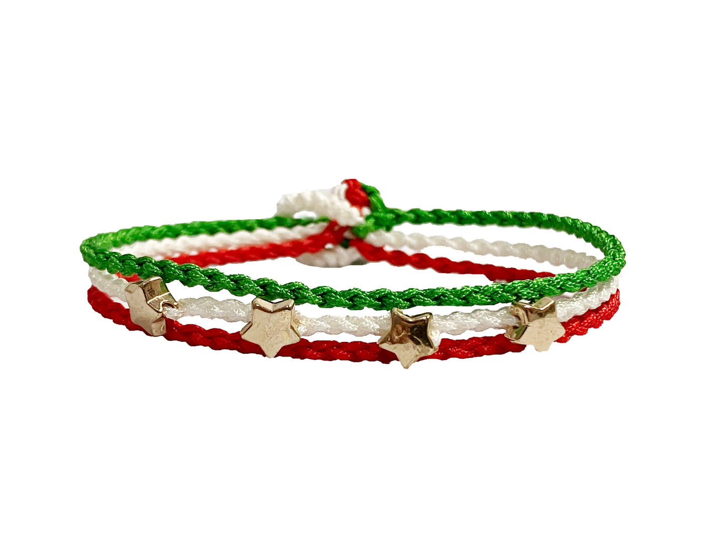 Germany Italy Argentina Bracelet, Handmade Unisex Flag Coloring Woven Bracelet, Sports Fashion Wristband
