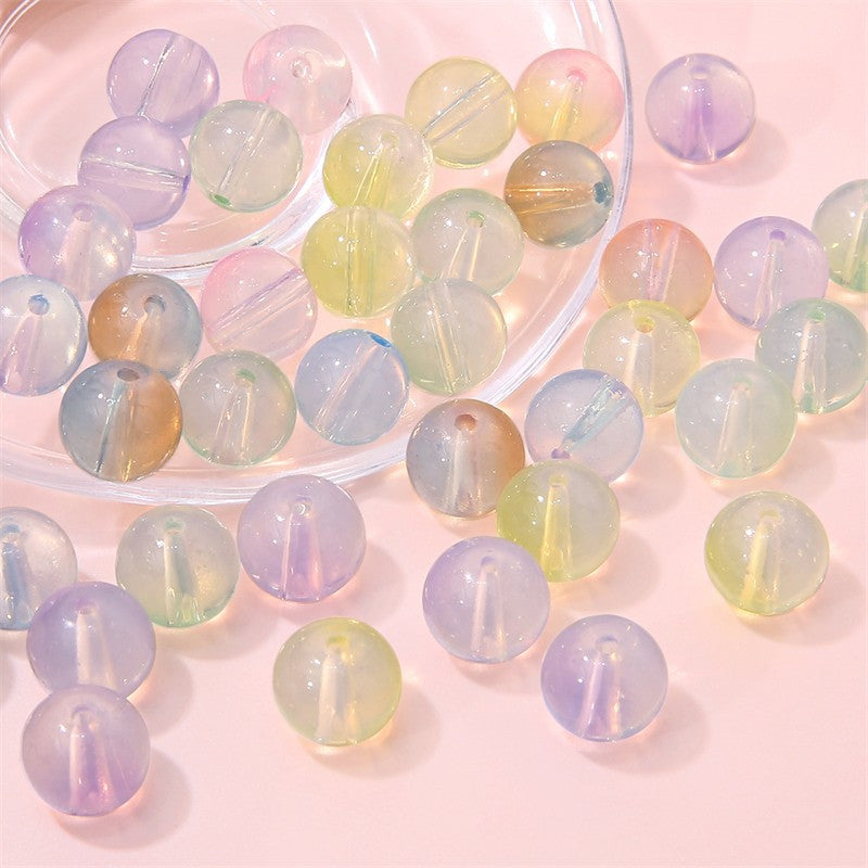 60 Pcs 10mm Czech Crystal Glass Beads for Jewelry Making