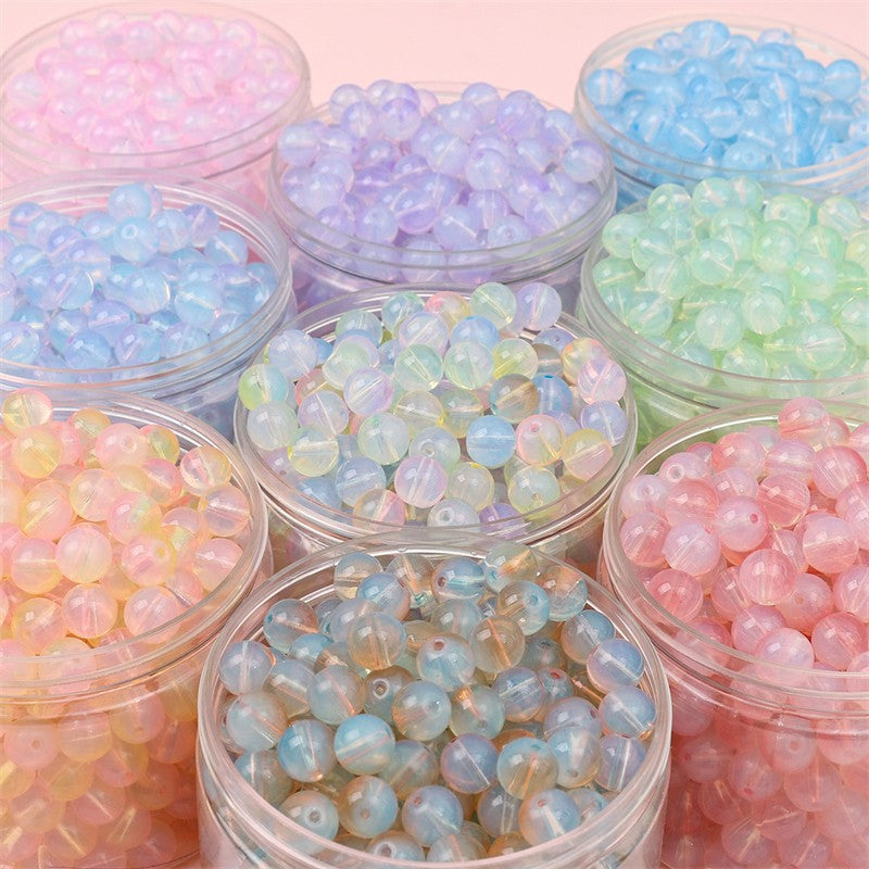 60 Pcs 10mm Czech Crystal Glass Beads for Jewelry Making